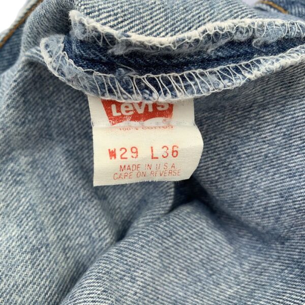 Levi’s 501xx リーバイス501 デニムパンツ W29×L36 1992年 MADE IN USA - 画像 (9)